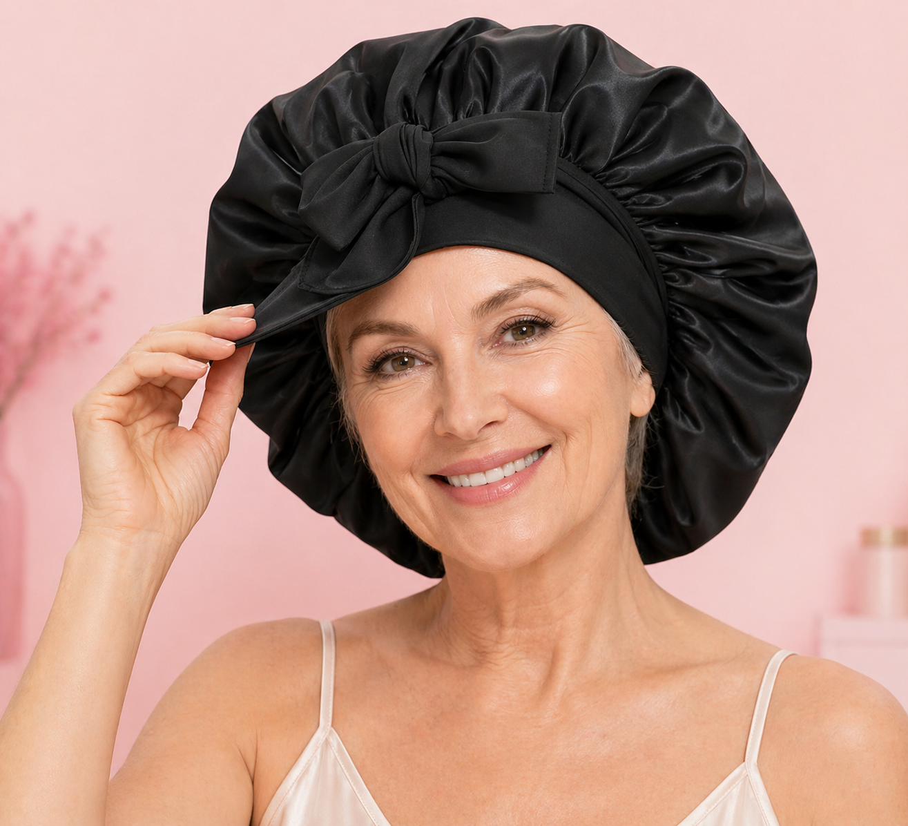 Bonnet de Nuit Satin Selya